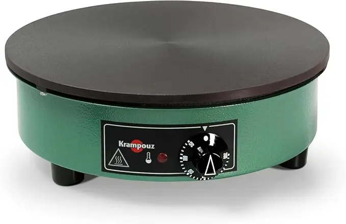 Professionelle Krampouz Billig aus Gusseisen im Test für nachhaltige Crepe-Maker ohne Beschichtung.