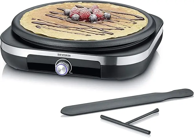 Der SEVERIN CM 2199 Crêpes Maker aus Edelstahl im Test für nachhaltige Crepe-Maker.